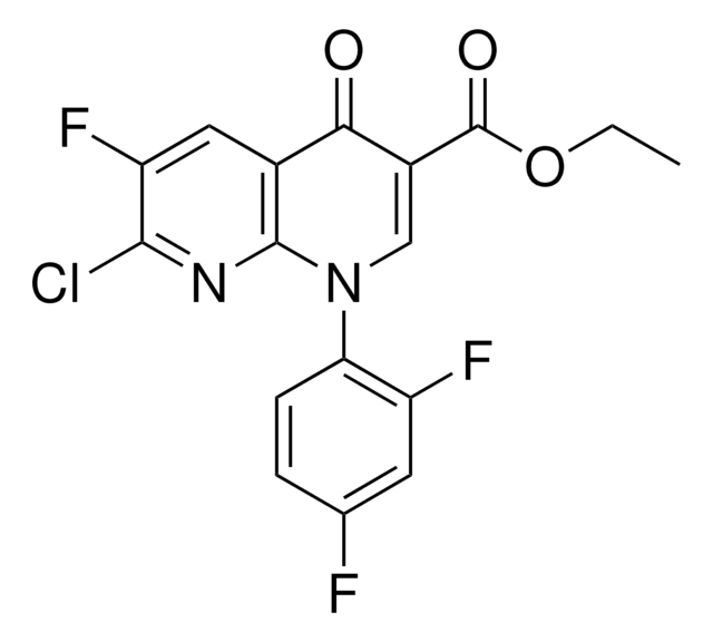 Ethyl 7-chloro-1-(2,4-difluorophenyl)-6-fluoro-4-oxo-1,4-dihydro[1,8 