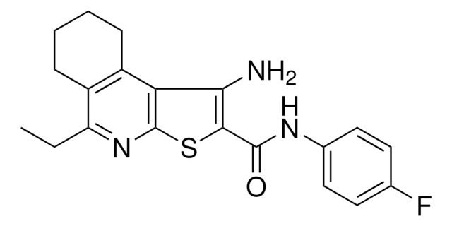 1-AMINO-5-ET-N-(4-F-PH)6,7,8,9-TETRAHYDROTHIENO(2,3-C)ISOQUINOLINE-2-CARBOXAMIDE AldrichCPR