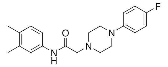 N-(3,4-DIMETHYLPHENYL)-2-(4-(4-FLUOROPHENYL)-1-PIPERAZINYL)ACETAMIDE AldrichCPR