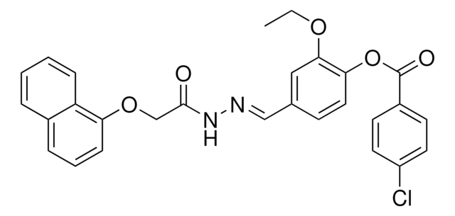 2-ETHOXY-4-(2-((1-NAPHTHYLOXY)ACETYL)CARBOHYDRAZONOYL)PHENYL 4 ...