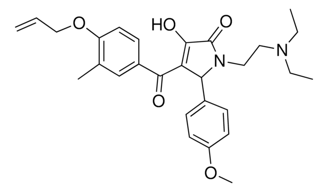 4-[4-(ALLYLOXY)-3-METHYLBENZOYL]-1-[2-(DIETHYLAMINO)ETHYL]-3-HYDROXY-5-(4-METHOXYPHENYL)-1,5-DIHYDRO-2H-PYRROL-2-ONE AldrichCPR