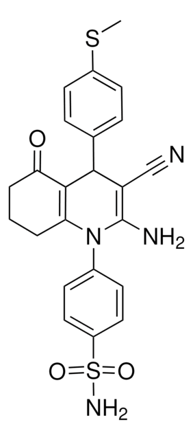 4-(2-AMINO-3-CYANO-4-[4-(METHYLSULFANYL)PHENYL]-5-OXO-5,6,7,8-TETRAHYDRO-1(4H)-QUINOLINYL)BENZENESULFONAMIDE AldrichCPR