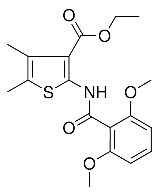 ETHYL 2-((2,6-DIMETHOXYBENZOYL)AMINO)-4,5-DIMETHYL-3-THIOPHENECARBOXYLATE AldrichCPR