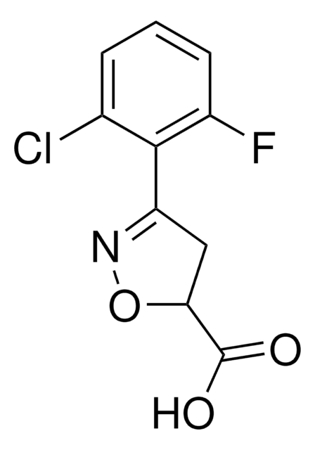 3-(2-CHLORO-6-FLUOROPHENYL)-4,5-DIHYDRO-5-ISOXAZOLECARBOXYLIC ACID AldrichCPR