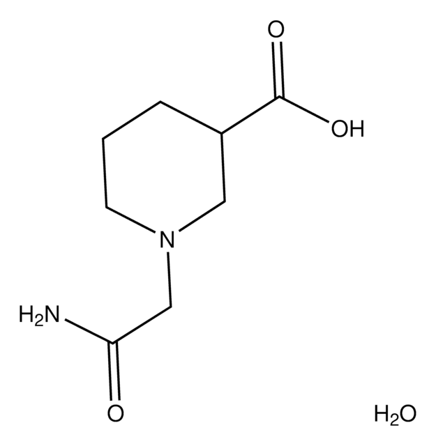 1-(2-Amino-2-oxoethyl)-3-piperidinecarboxylic acid hydrate AldrichCPR