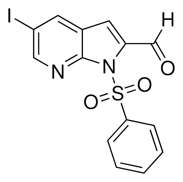 5-Iodo-1-(phenylsulfonyl)-1H-pyrrolo[2,3-b]pyridine-2-carbaldehyde AldrichCPR