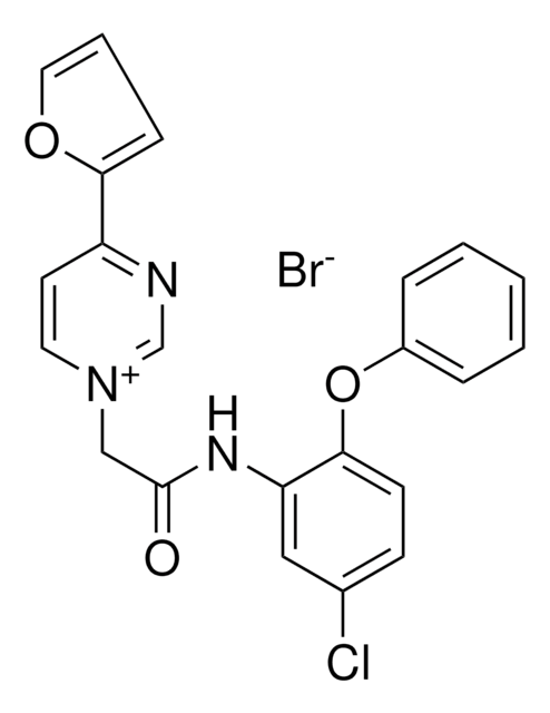 1-(2-(5-CHLORO-2-PHENOXYANILINO)-2-OXOETHYL)-4-(2-FURYL)PYRIMIDIN-1-IUM BROMIDE AldrichCPR