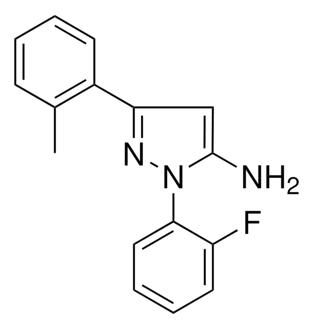 1-(2-FLUOROPHENYL)-3-(2-METHYLPHENYL)-1H-PYRAZOL-5-AMINE AldrichCPR