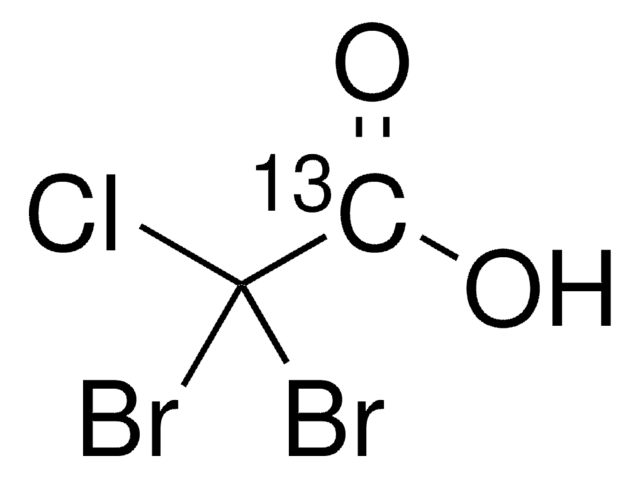 Chlorodibromoacetic acid-1-13C 99 atom % 13C, 97% (CP)