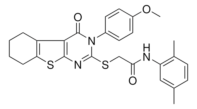 N-(2,5-DIMETHYLPHENYL)-2-{[3-(4-METHOXYPHENYL)-4-OXO-3,4,5,6,7,8-HEXAHYDRO[1]BENZOTHIENO[2,3-D]PYRIMIDIN-2-YL]SULFANYL}ACETAMIDE AldrichCPR