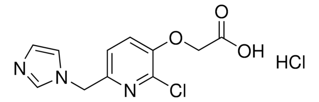 2-((6-((1H-Imidazol-1-yl)methyl)-2-chloropyridin-3-yl)oxy)acetic acid hydrochloride AldrichCPR