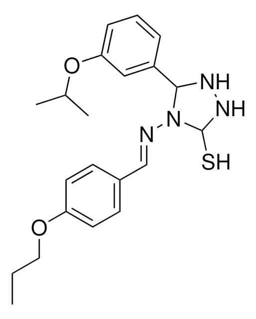 5-(3-ISOPROPOXYPHENYL)-4-{[(E)-(4-PROPOXYPHENYL)METHYLIDENE]AMINO}-1,2,4-TRIAZOLIDIN-3-YL HYDROSULFIDE AldrichCPR