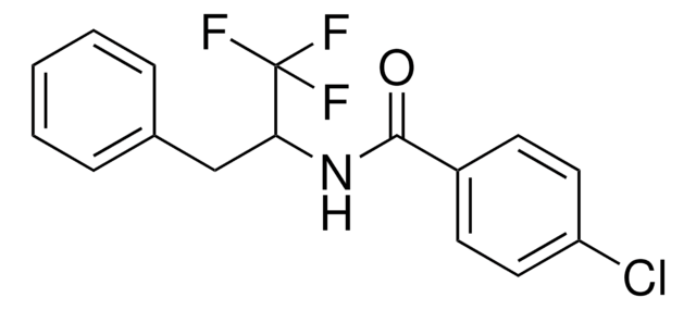 4-CHLORO-N-(2-PHENYL-1-TRIFLUOROMETHYL-ETHYL)-BENZAMIDE AldrichCPR