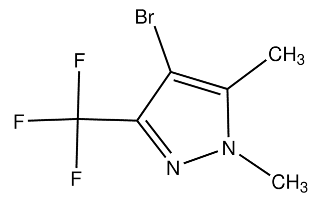 4-Bromo-1,5-dimethyl-3-(trifluoromethyl)-1H-pyrazole AldrichCPR