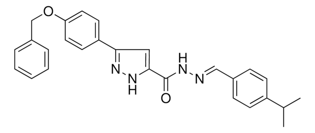 5(4-BENZYLOXY-PH)2H-PYRAZOLE-3CARBOXYLIC ACID (4-ISOPROPYL-BENZYLIDENE)HYDRAZIDE AldrichCPR