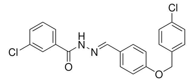 3-CHLORO-N'-(4-((4-CHLOROBENZYL)OXY)BENZYLIDENE)BENZOHYDRAZIDE AldrichCPR