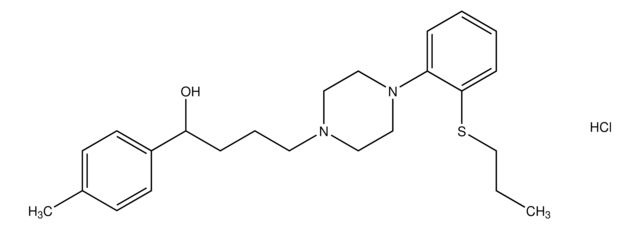 1-(4-methylphenyl)-4-{4-[2-(propylsulfanyl)phenyl]-1-piperazinyl}-1-butanol hydrochloride AldrichCPR