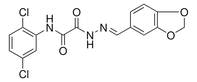 2-(2-(1,3-BENZODIOXOL-5-YLMETHYLENE)HYDRAZINO)-N-(2,5-DI-CL-PH)-2-OXOACETAMIDE AldrichCPR