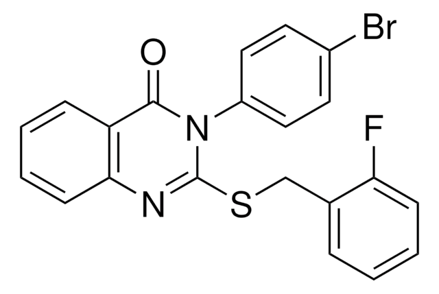 3-(4-BROMOPHENYL)-2-((2-FLUOROBENZYL)THIO)-4(3H)-QUINAZOLINONE AldrichCPR