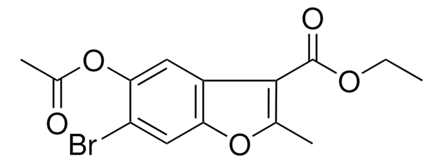 ETHYL 5-(ACETYLOXY)-6-BROMO-2-METHYL-1-BENZOFURAN-3-CARBOXYLATE AldrichCPR