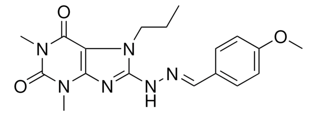 4-METHOXYBENZALDEHYDE (1,3-DIMETHYL-2,6-DIOXO-7-PROPYL-2,3,6,7-TETRAHYDRO-1H-PURIN-8-YL)HYDRAZONE AldrichCPR