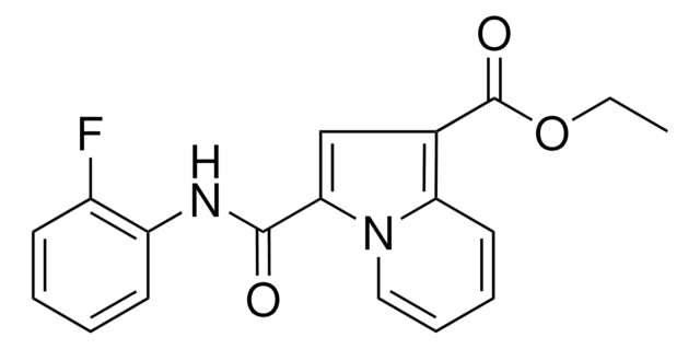 ETHYL 3-((2-FLUOROANILINO)CARBONYL)-1-INDOLIZINECARBOXYLATE AldrichCPR