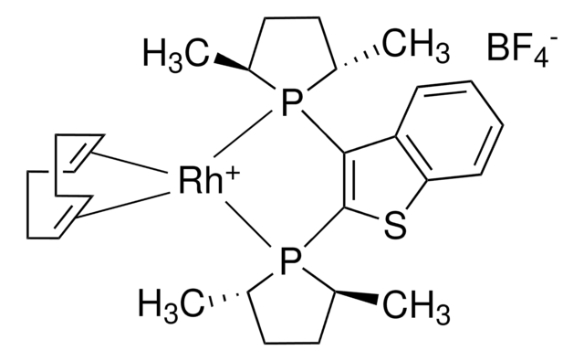 2,3-Bis[(2S,5S)-2,5-dimethylphospholano]benzo[b]thiophene cyclooctadiene rhodium(I) tetrafluoroborate complex &#8805;97%