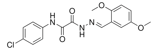 N-(4-CHLOROPHENYL)-2-(2-(2,5-DIMETHOXYBENZYLIDENE)HYDRAZINO)-2 ...