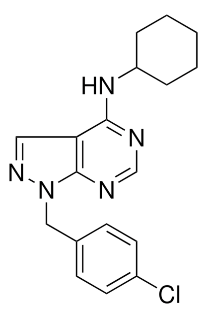 1-(4-CHLOROBENZYL)-N-CYCLOHEXYL-1H-PYRAZOLO(3,4-D)PYRIMIDIN-4-AMINE AldrichCPR