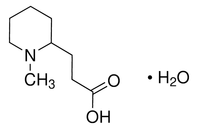 3-(1-Methylpiperidin-2-yl)propanoic acid hydrate AldrichCPR