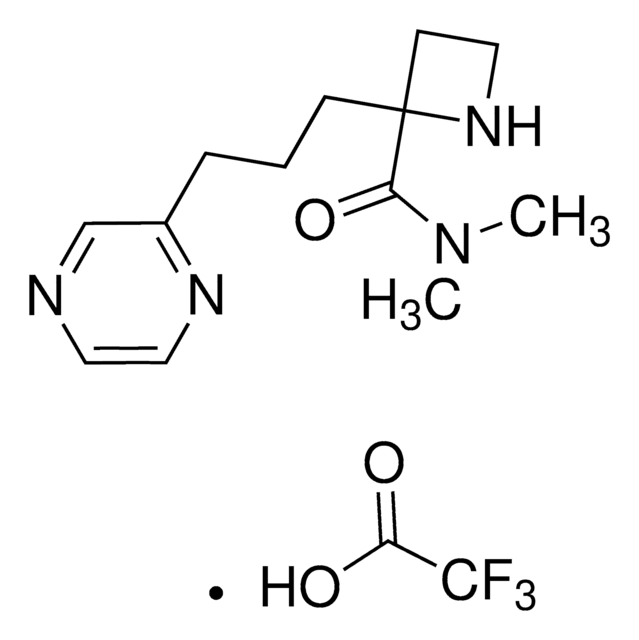 N,N-Dimethyl-2-[3-(2-pyrazinyl)propyl]-2-azetidinecarboxamide trifluoroacetate