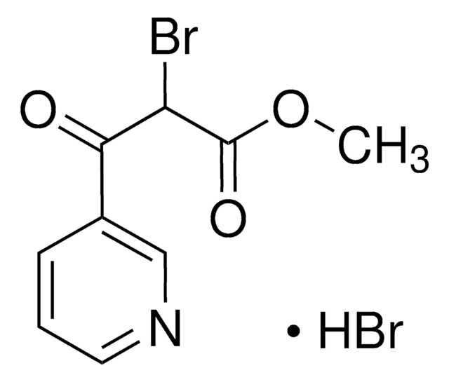 Methyl 2-bromo-3-oxo-3-(pyridin-3-yl)propanoate hydrobromide AldrichCPR