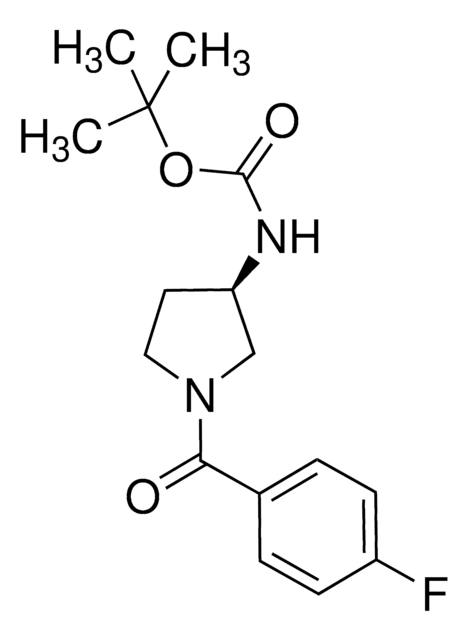 tert-Butyl (3R)-1-(4-fluorobenzoyl)-3-pyrrolidinylcarbamate AldrichCPR