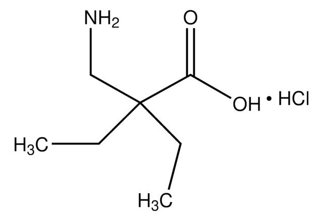 2-(Aminomethyl)-2-ethylbutanoic acid hydrochloride AldrichCPR