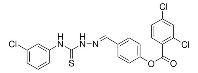 4-(2-((3-CHLOROANILINO)CARBOTHIOYL)CARBOHYDRAZONOYL)PHENYL 2,4-DICHLOROBENZOATE AldrichCPR