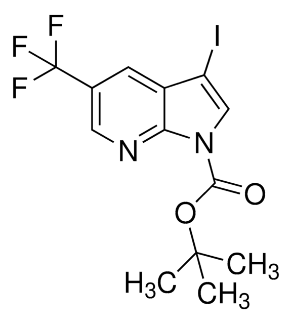 tert-Butyl 3-iodo-5-(trifluoromethyl)-1H-pyrrolo[2,3-b]pyridine-1-carboxylate AldrichCPR