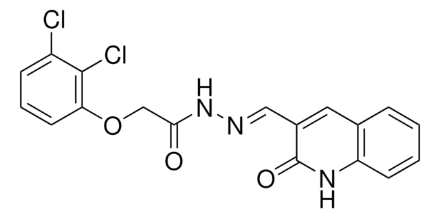 2(2,3-DI-CL-PHENOXY)N'-((2-OXO-1,2-DIHYDRO-3-QUINOLINYL)METHYLENE)ACETOHYDRAZIDE AldrichCPR