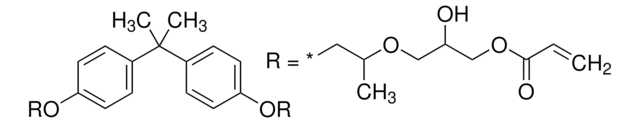 Bisphenol&#160;A propoxylate glycerolate diacrylate technical grade, glycerol/phenol 1, PO/phenol 1