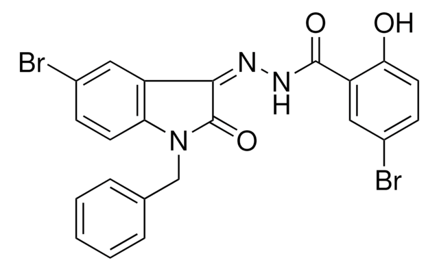 5 BR 2 HO BENZOIC ACID 1 BENZYL 5 BR 2 OXO 1 2 2H INDOL 3 YLIDENE