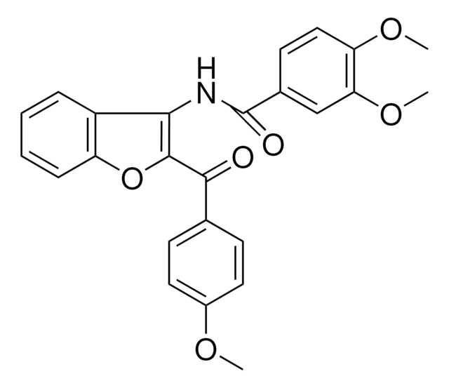 3,4-DIMETHOXY-N-(2-(4-METHOXYBENZOYL)-1-BENZOFURAN-3-YL)BENZAMIDE AldrichCPR