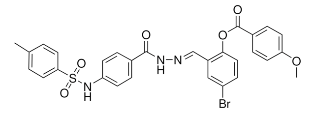 4-BROMO-2-{(E)-[(4-{[(4-METHYLPHENYL)SULFONYL]AMINO}BENZOYL)HYDRAZONO]METHYL}PHENYL 4-METHOXYBENZOATE AldrichCPR