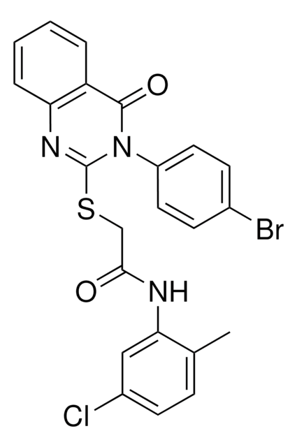 2-{[3-(4-BROMOPHENYL)-4-OXO-3,4-DIHYDRO-2-QUINAZOLINYL]SULFANYL}-N-(5-CHLORO-2-METHYLPHENYL)ACETAMIDE AldrichCPR