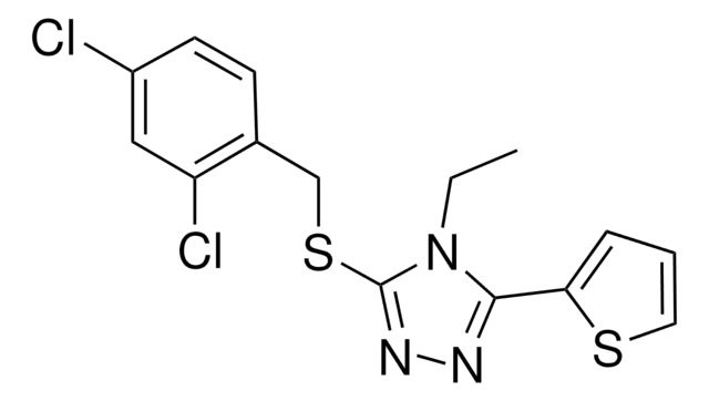 2,4-DICHLOROBENZYL 4-ETHYL-5-(2-THIENYL)-4H-1,2,4-TRIAZOL-3-YL SULFIDE AldrichCPR