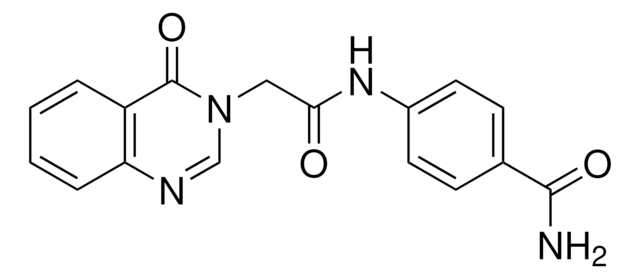 4-(((4-OXO-3(4H)-QUINAZOLINYL)ACETYL)AMINO)BENZAMIDE AldrichCPR