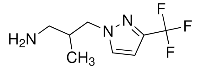 2-Methyl-3-[3-(trifluoromethyl)-1H-pyrazol-1-yl]propan-1-amine AldrichCPR