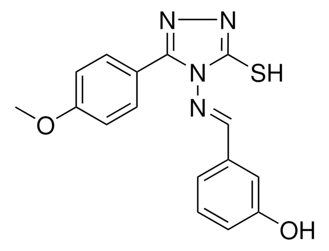 3-(((3-MERCAPTO-5-(4-METHOXYPHENYL)-4H-1,2,4-TRIAZOL-4-YL)IMINO)METHYL)PHENOL AldrichCPR