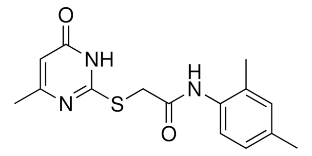 N-(2,4-DIMETHYLPHENYL)-2-((4-ME-6-OXO-1,6-DIHYDRO-2-PYRIMIDINYL)THIO)ACETAMIDE AldrichCPR