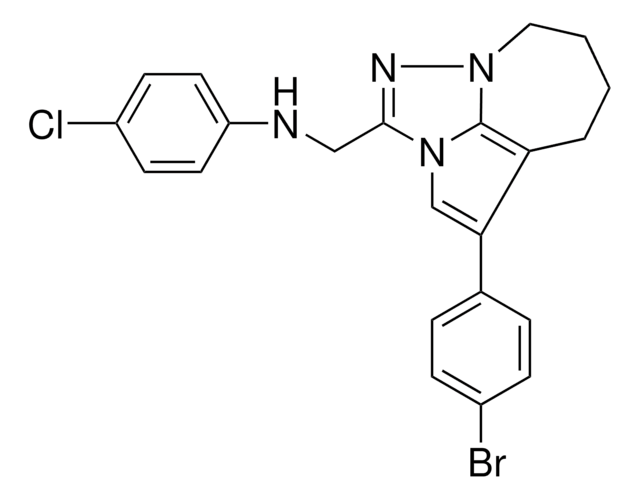 N-{[4-(4-BROMOPHENYL)-5,6,7,8-TETRAHYDRO-1,2A,8A-TRIAZACYCLOPENTA[CD]AZULEN-2-YL]METHYL}-4-CHLOROANILINE AldrichCPR