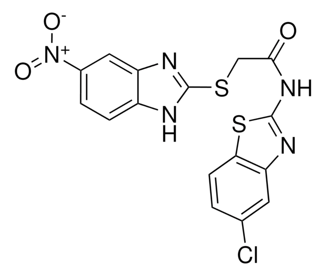 N-(5-CHLORO-1,3-BENZOTHIAZOL-2-YL)-2-[(5-NITRO-1H-BENZIMIDAZOL-2-YL)SULFANYL]ACETAMIDE AldrichCPR