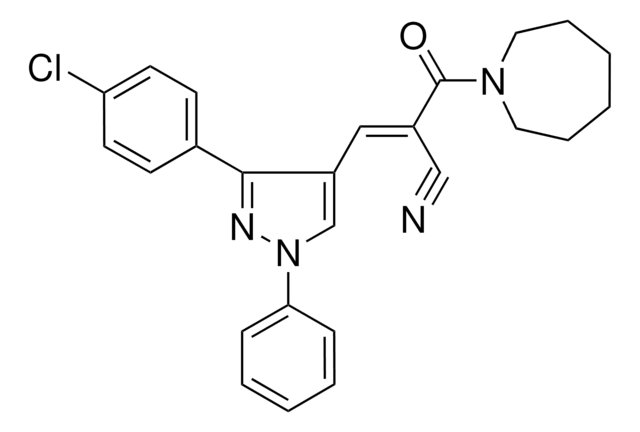 2-(1-AZEPANYLCARBONYL)-3-(3-(4-CHLOROPHENYL)-1-PH-1H-PYRAZOL-4-YL)ACRYLONITRILE AldrichCPR